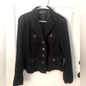 INC International Blazer - Corduroy - Black